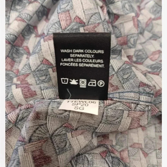 Daniel Hechter Non Iron  Long Sleeve Button Down Shirt Size Large - Picture 7 of 9